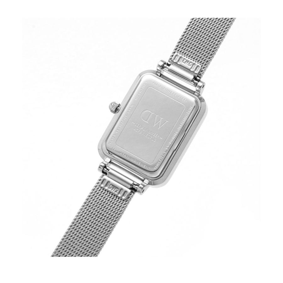Daniel Wellington Watch Quadro Pressed Sterling Silver DW00100438